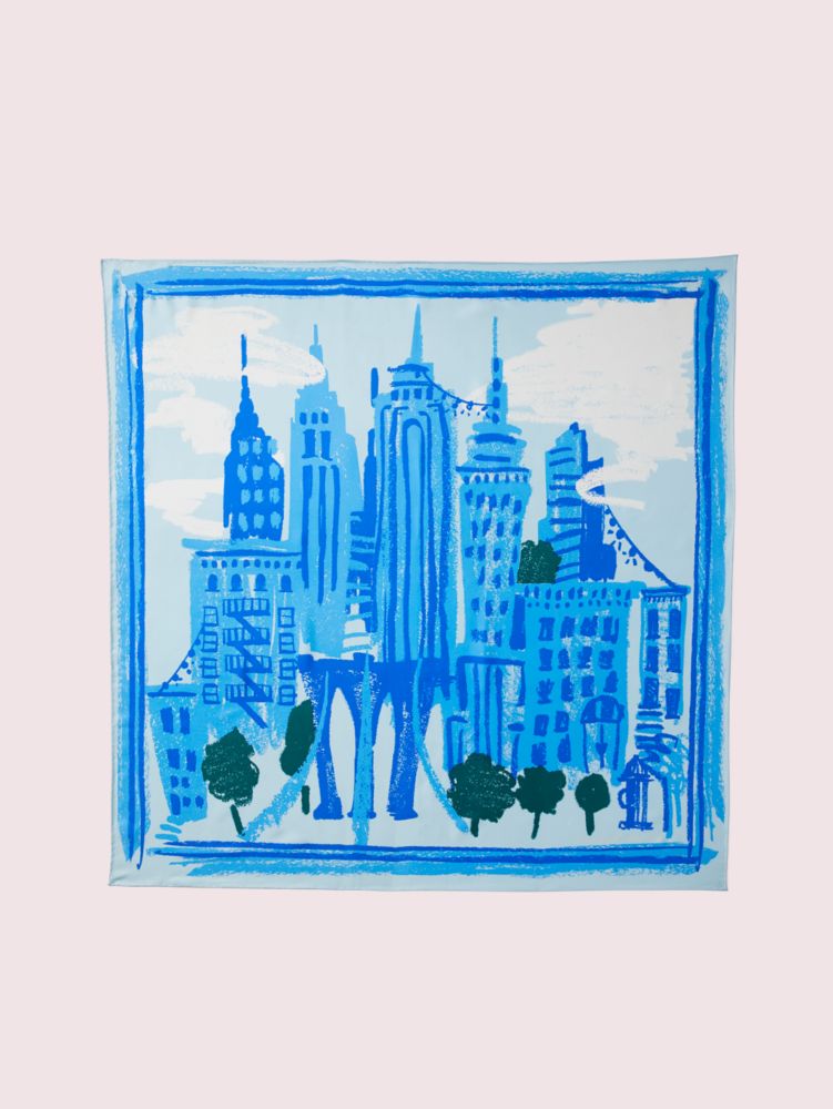 Nyc Square Scarf, , Product
