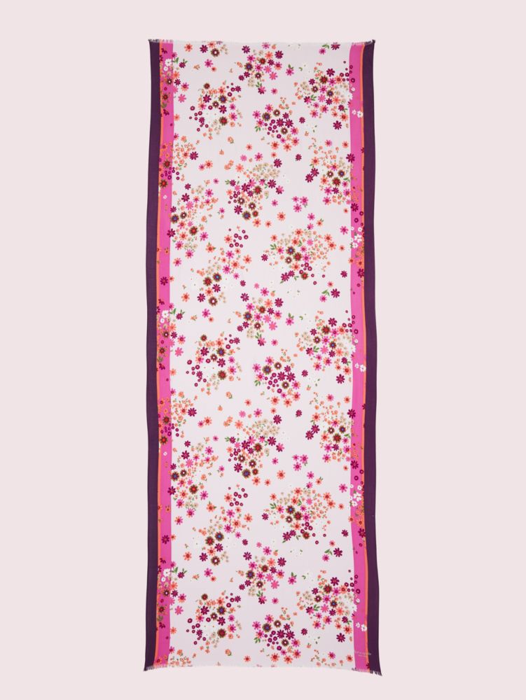 Kate Spade,Bora Flora Oblong Scarf,