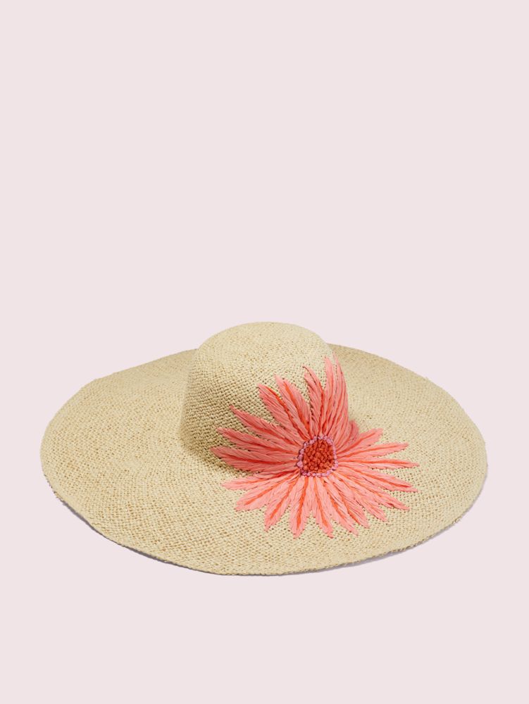 Embroidered Daisy Sunhat, , Product