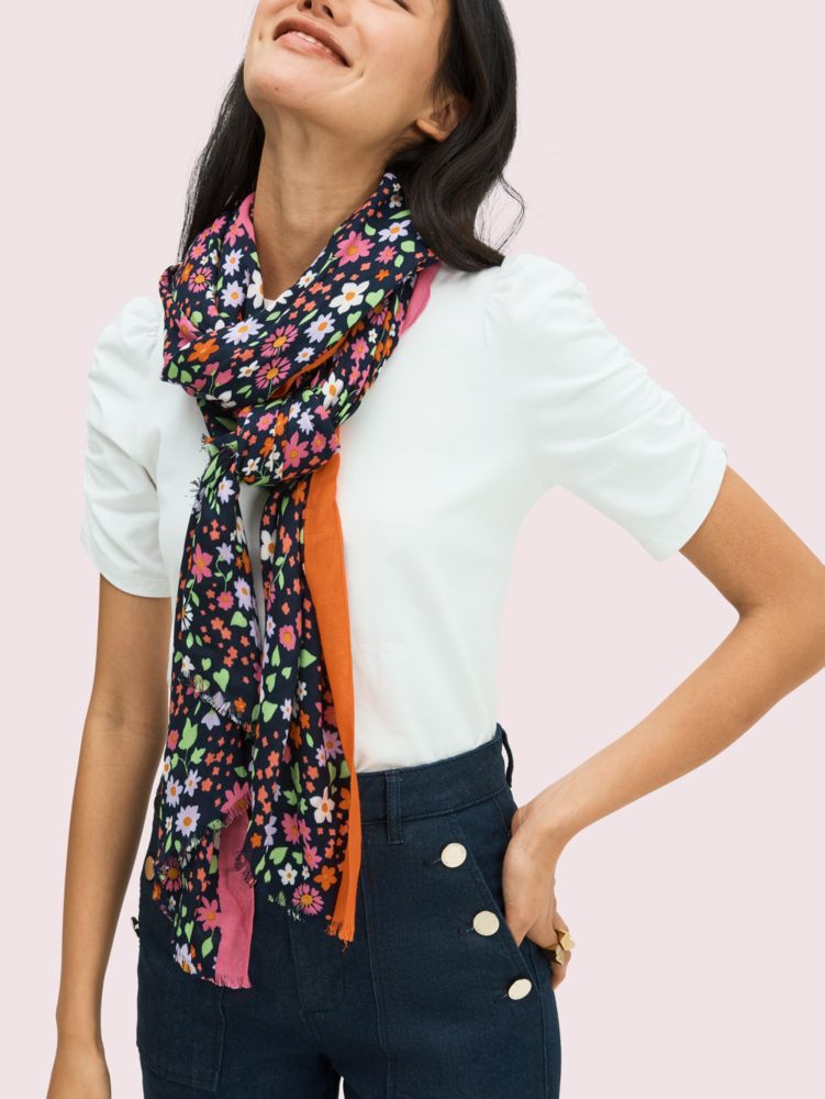 Kate spade 2024 floral scarf