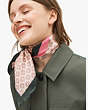 Kate Spade,spade flower square scarf,scarves,Warm Vellum/Tusk