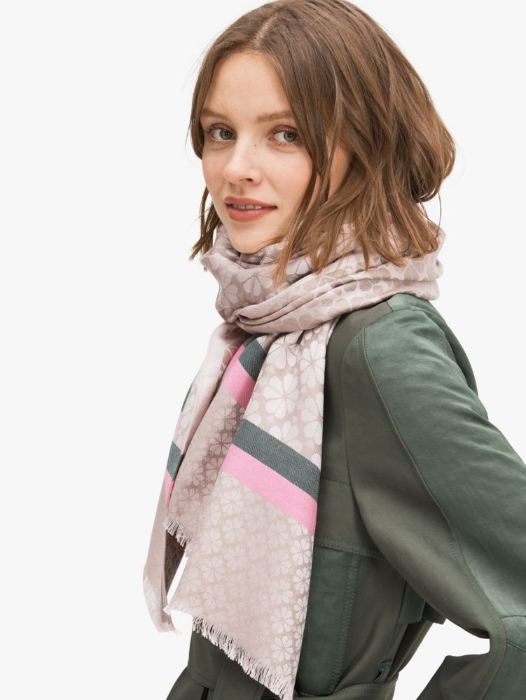 Discover the versatility of our Monogram Scarf Series, available