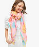 Kate Spade,pineapple spade oblong scarf,scarves,Serendipity Pink