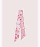 Kate Spade,poppy field silk skinny scarf,scarves,Surprise Coral