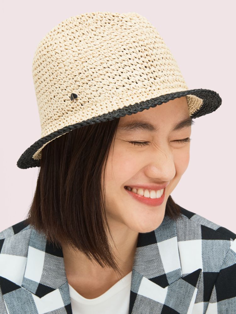 Heritage Stripe Crushable Fedora, , Product