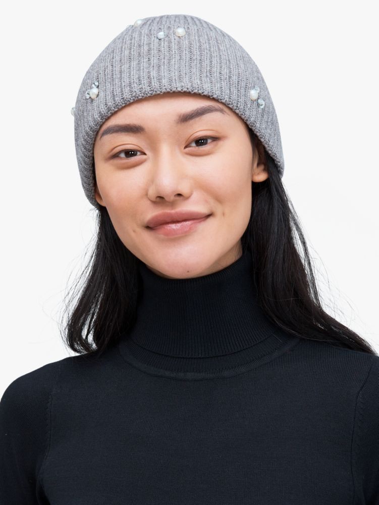 Kate Spade,Pearl Clusters Beanie,