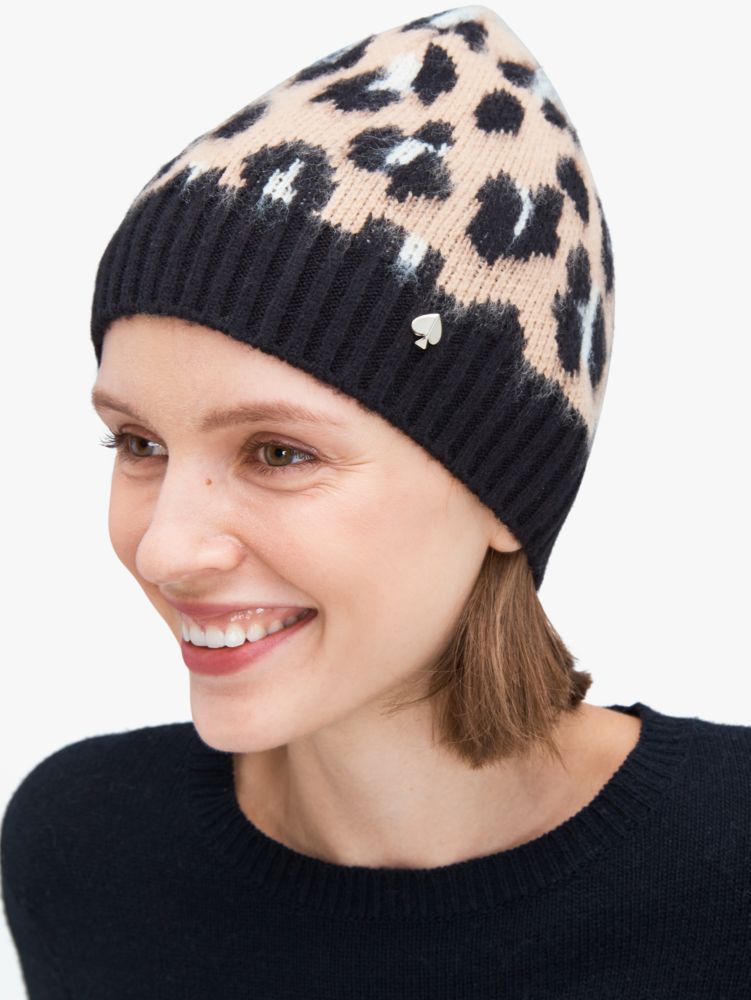 Leopard Beanie, , Product