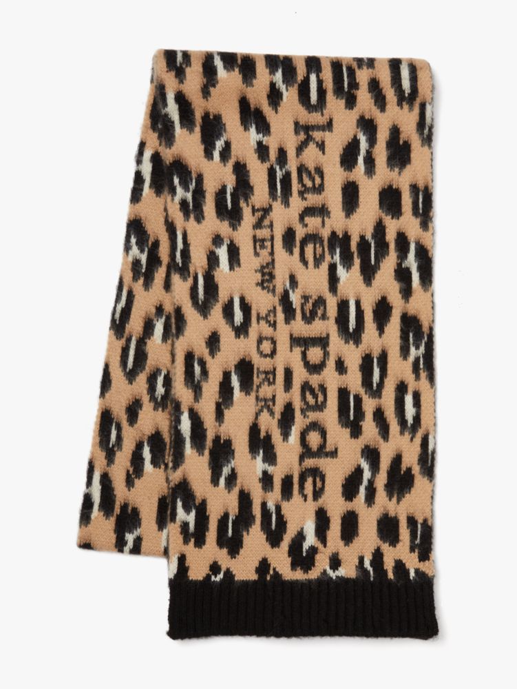 Kate spade discount leopard print scarf