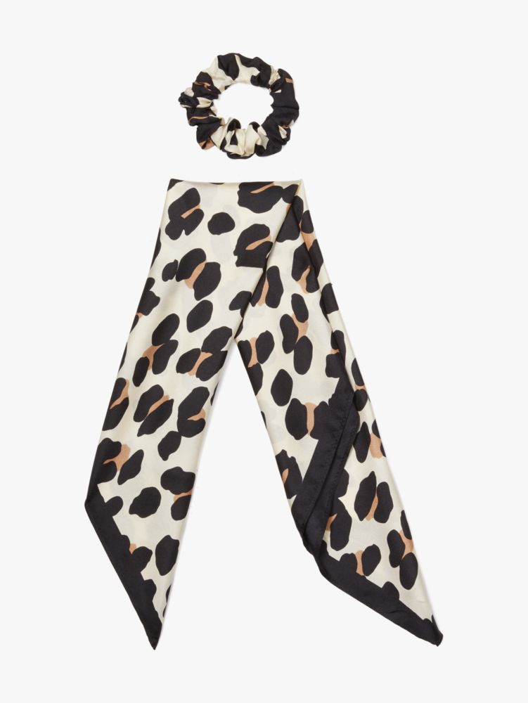 Forest Feline Hair Tie & Bandana Set, , Product