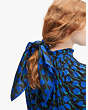 Kate Spade,seascape flora hair tie & bandana set,hair accessories,Black