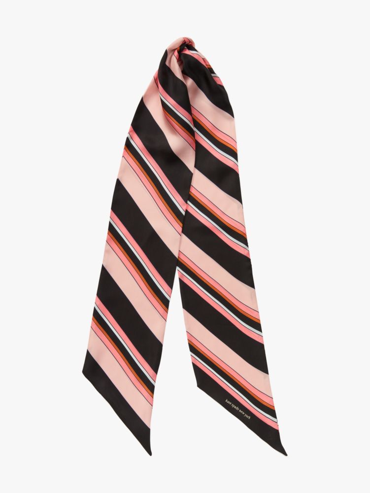 Kate Spade,Aquatic Stripe Twisted Scarf,