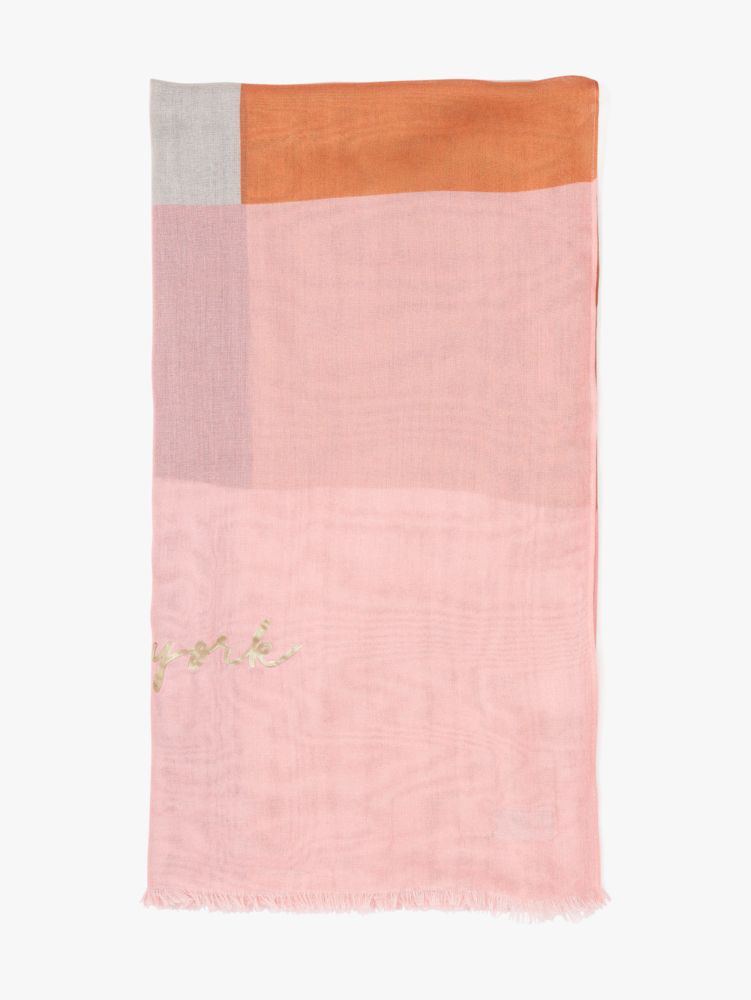 Kate Spade,Colorblock Oblong Scarf,