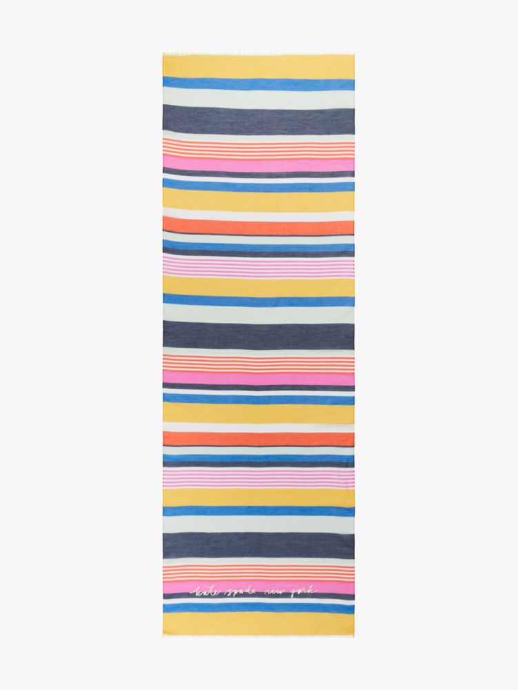 Kate Spade,oceanside stripe oblong scarf,scarves,