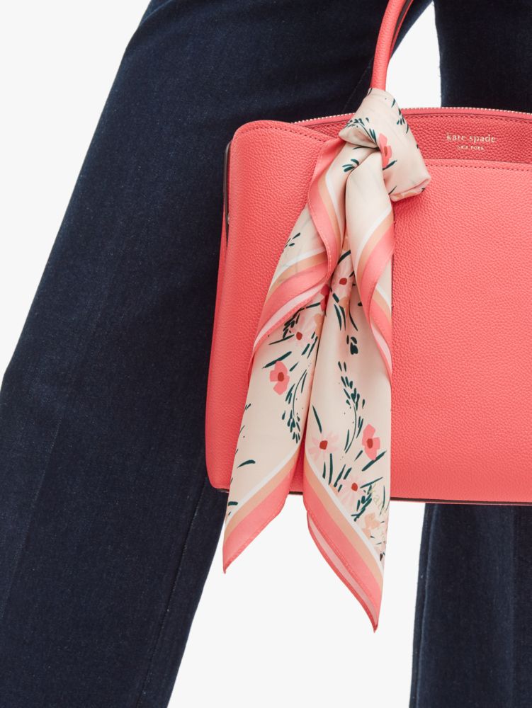 Kate Spade,Spring Garden Silk Bandana,
