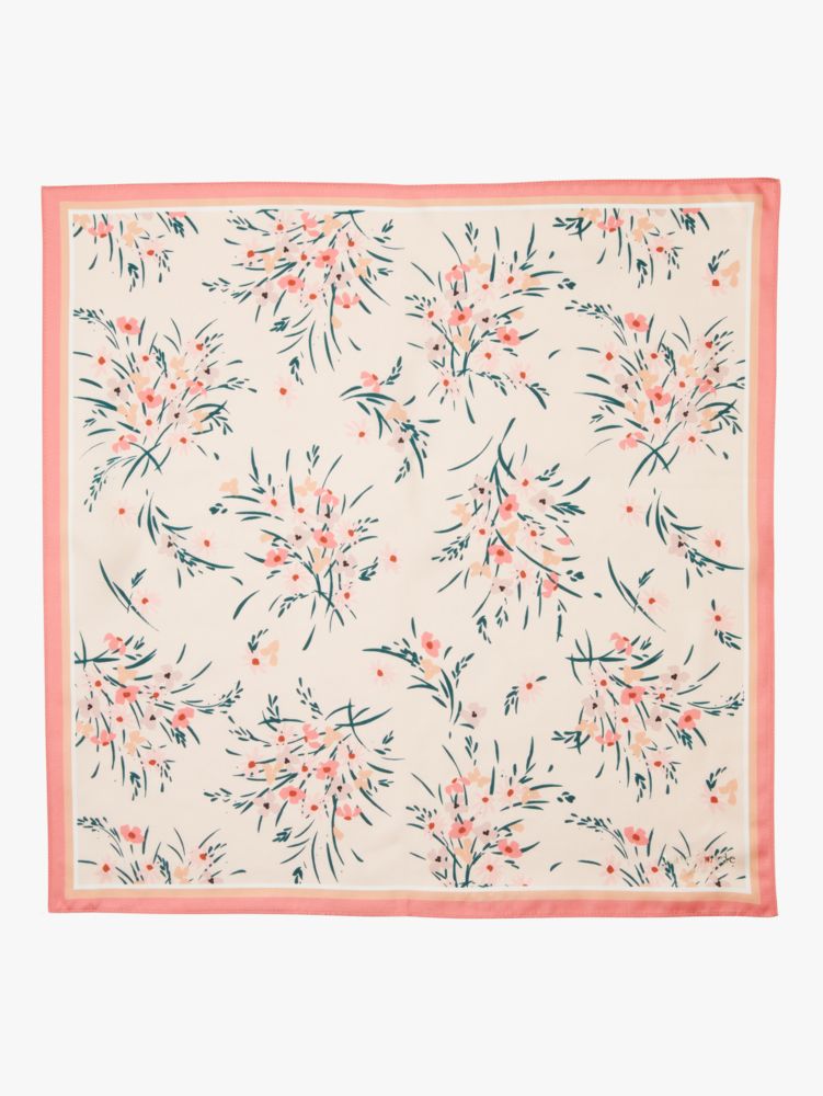 Kate Spade,Spring Garden Silk Bandana,