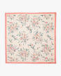 Kate Spade,spring garden silk bandana,scarves,Cherry Quartz