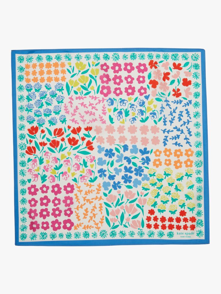 Kate Spade,Garden Patch Silk Bandana,