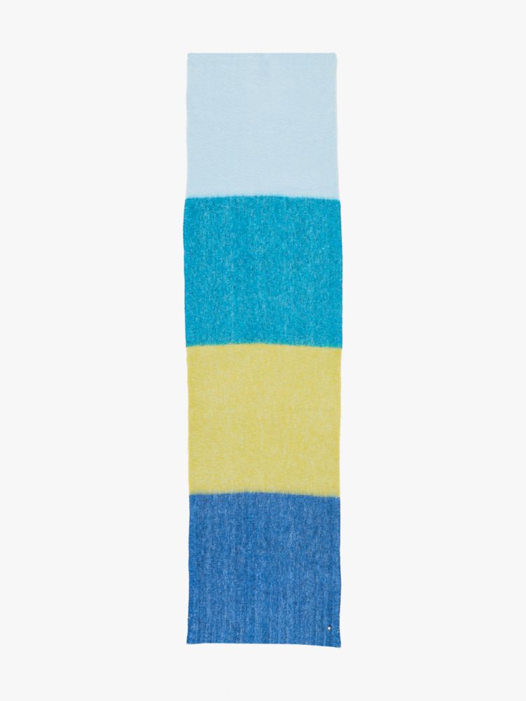 Kate Spade,colorblock yarn-dyed scarf,scarves,