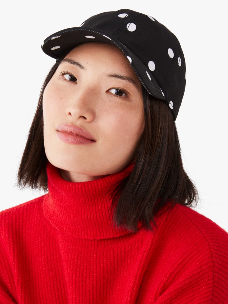 Kate Spade,polka dot bow baseball hat,hats,