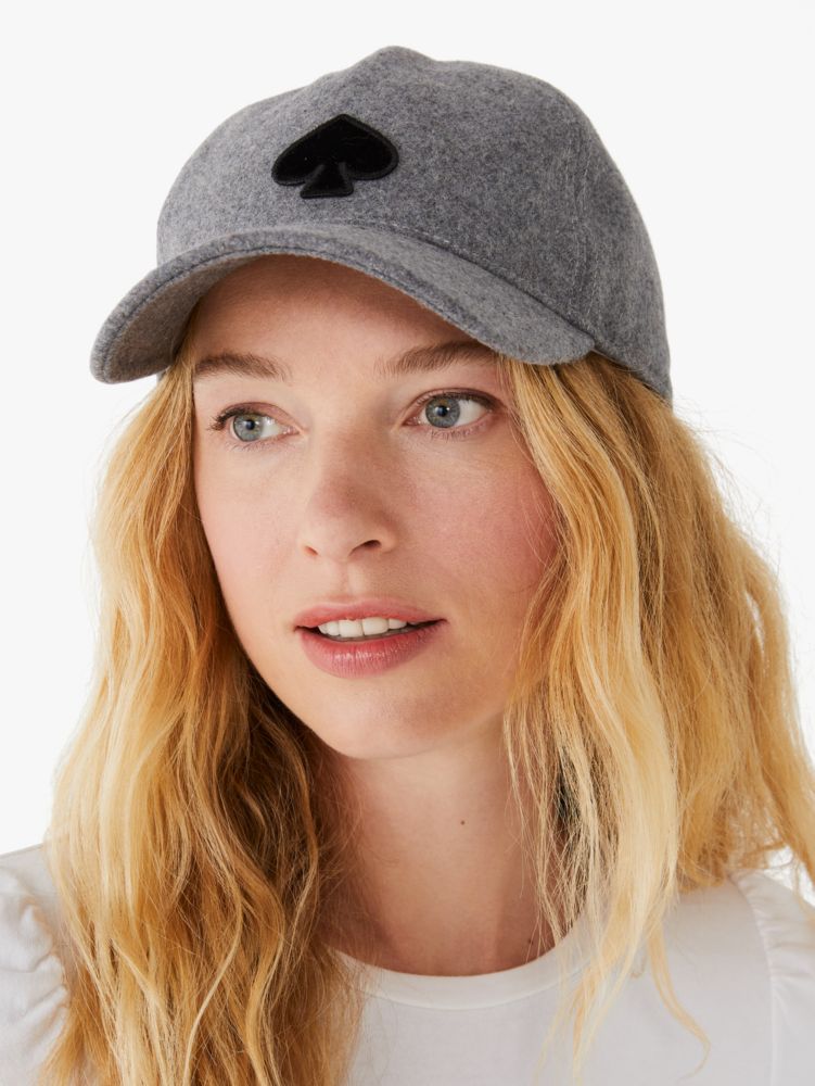 Flocked Spade Baseball Cap