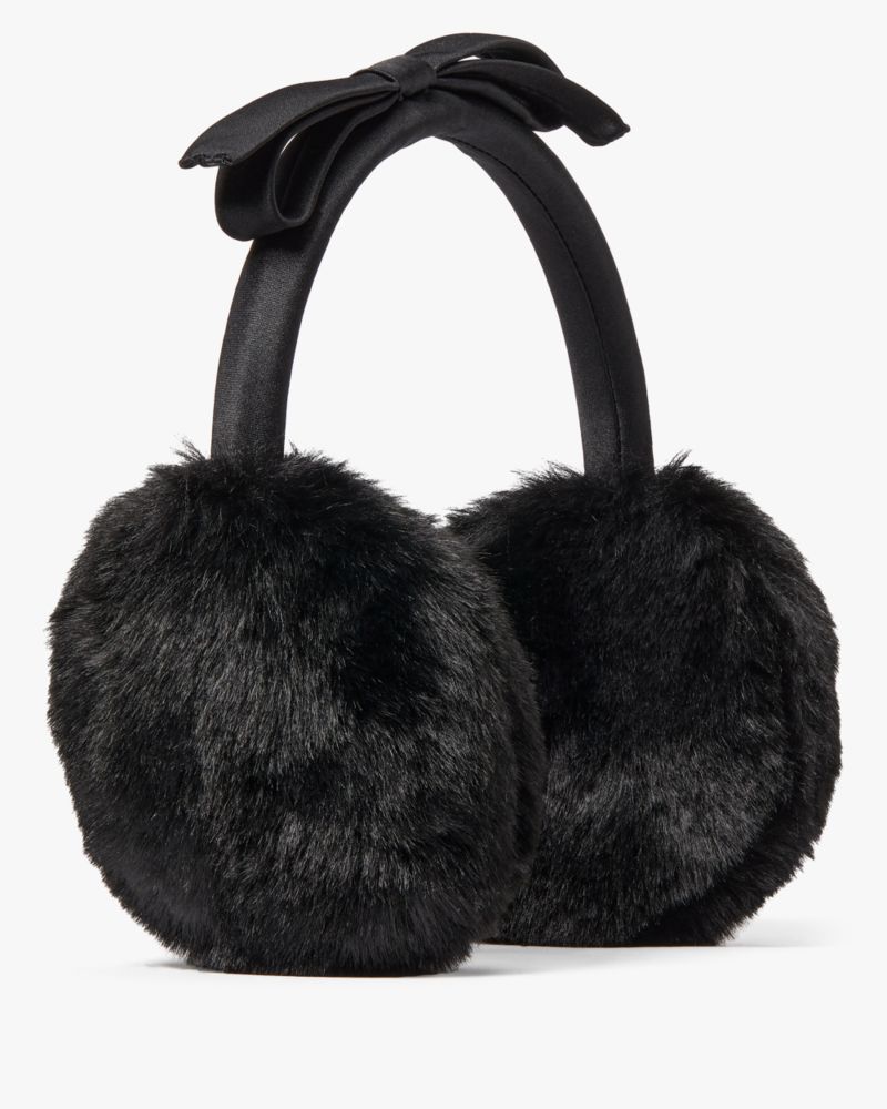 Kate Spade,Shoelace Bow Earmuffs,