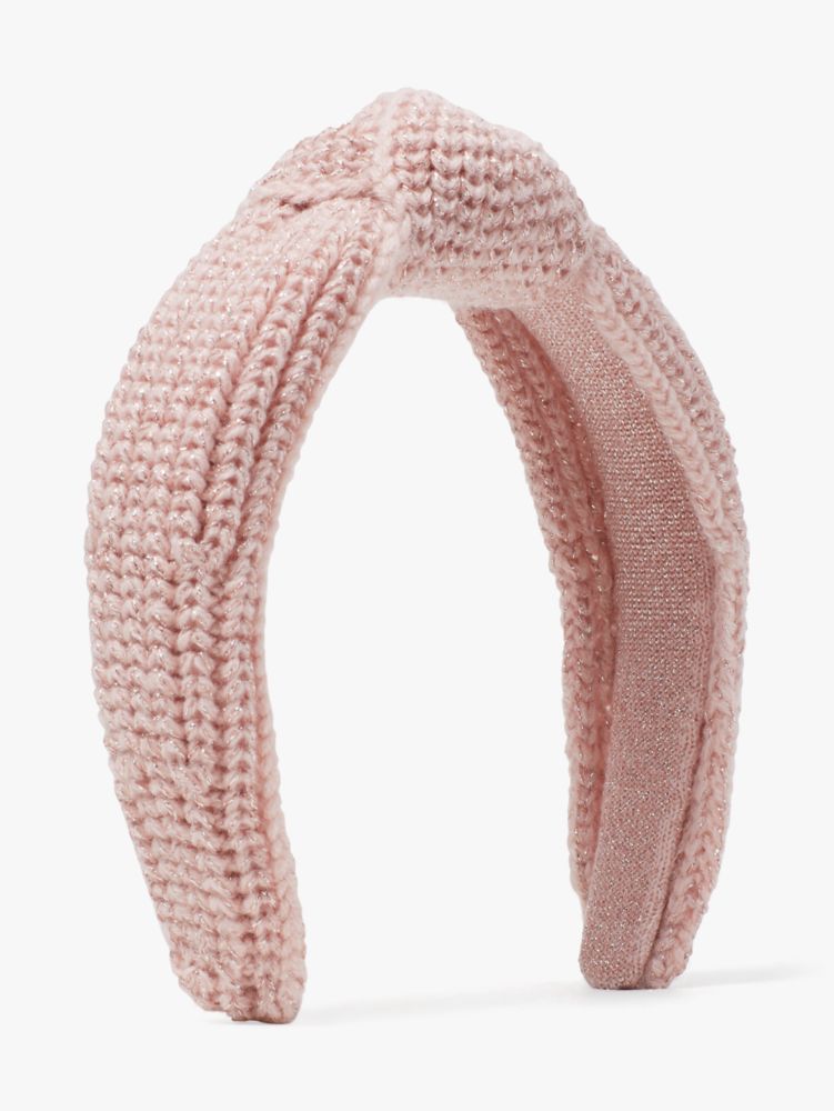 Kate Spade,metallic knot hard headband,hair accessories,