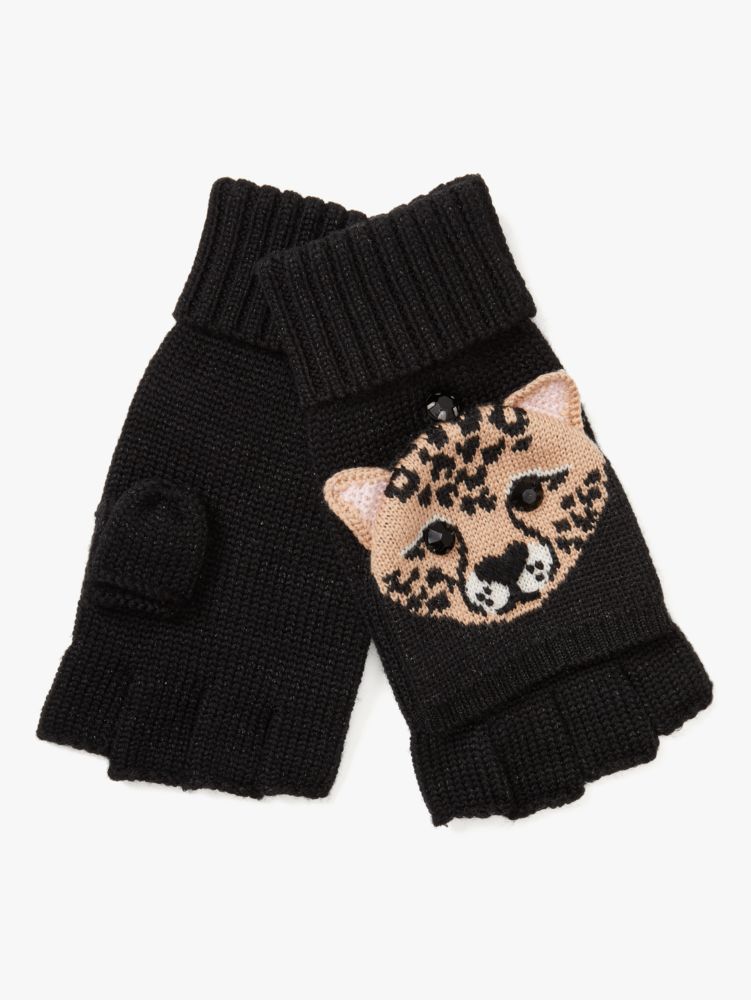 Leopard Face Pop-top Gloves, , Product