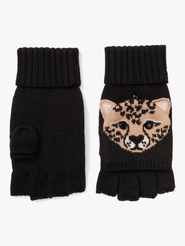 Leopard Face Pop-top Gloves, , Product