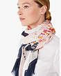 Kate Spade,NYC Map Oblong Scarf,scarves,Porcini