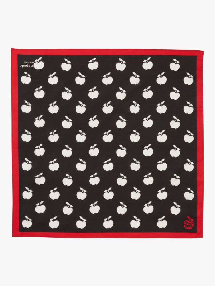 Kate Spade,apple toss cotton-silk bandana,scarves,