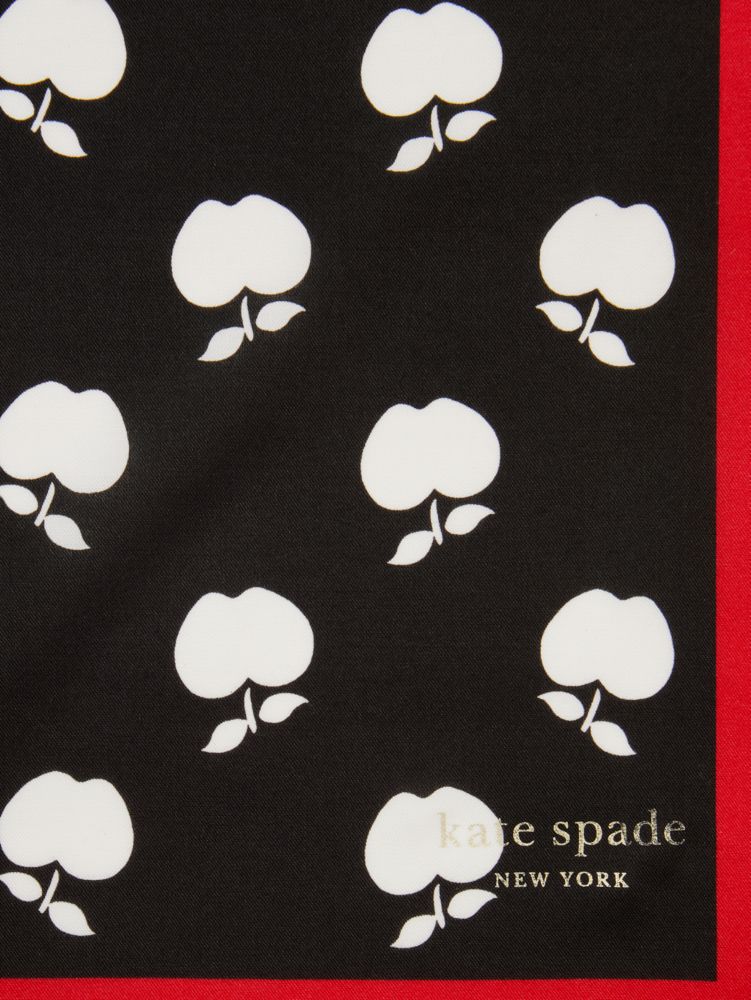 Kate Spade,apple toss cotton-silk bandana,scarves,