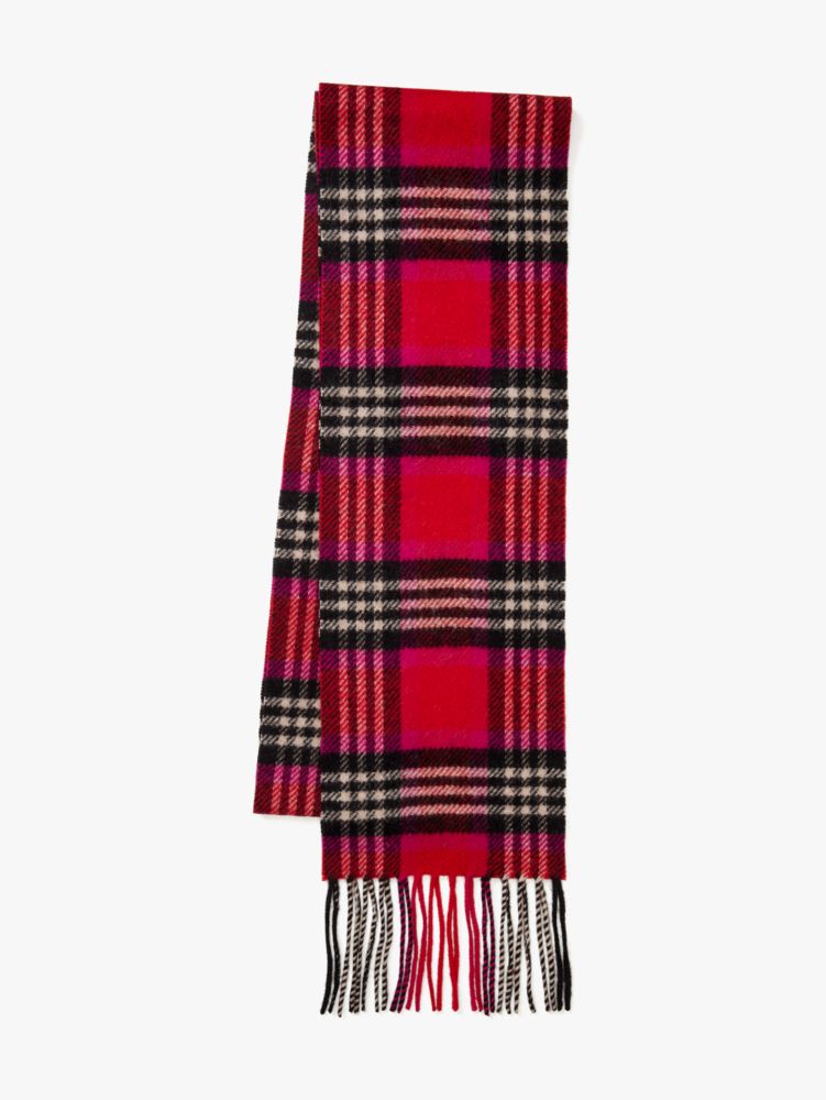 Foliage Plaid Woven Scarf, , Product