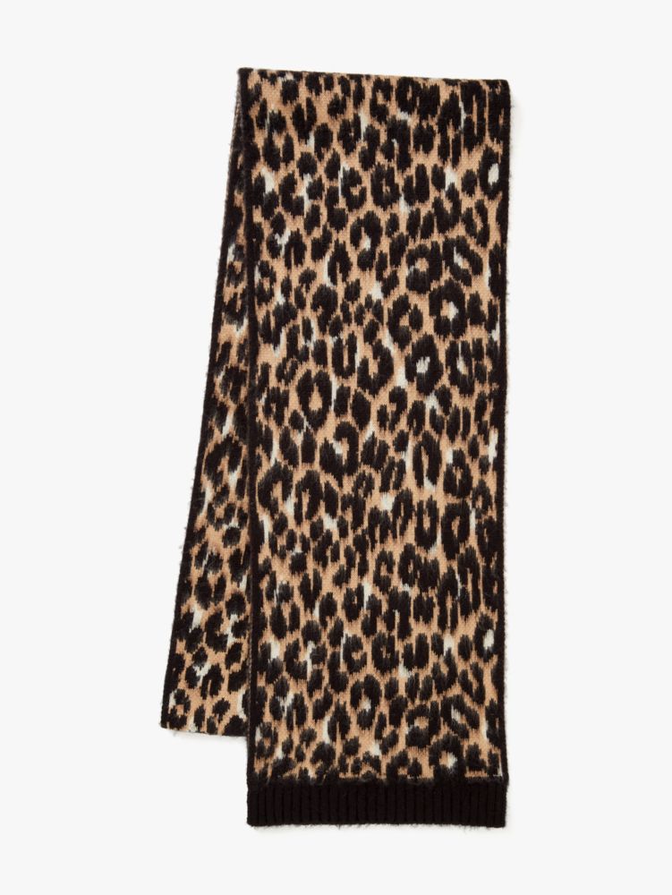 Kate Spade,brushed leopard scarf,scarves,