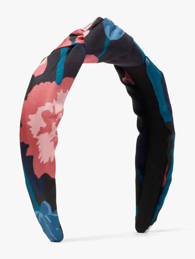 Kate Spade,viney floral headband,hair accessories,Black/Glitter