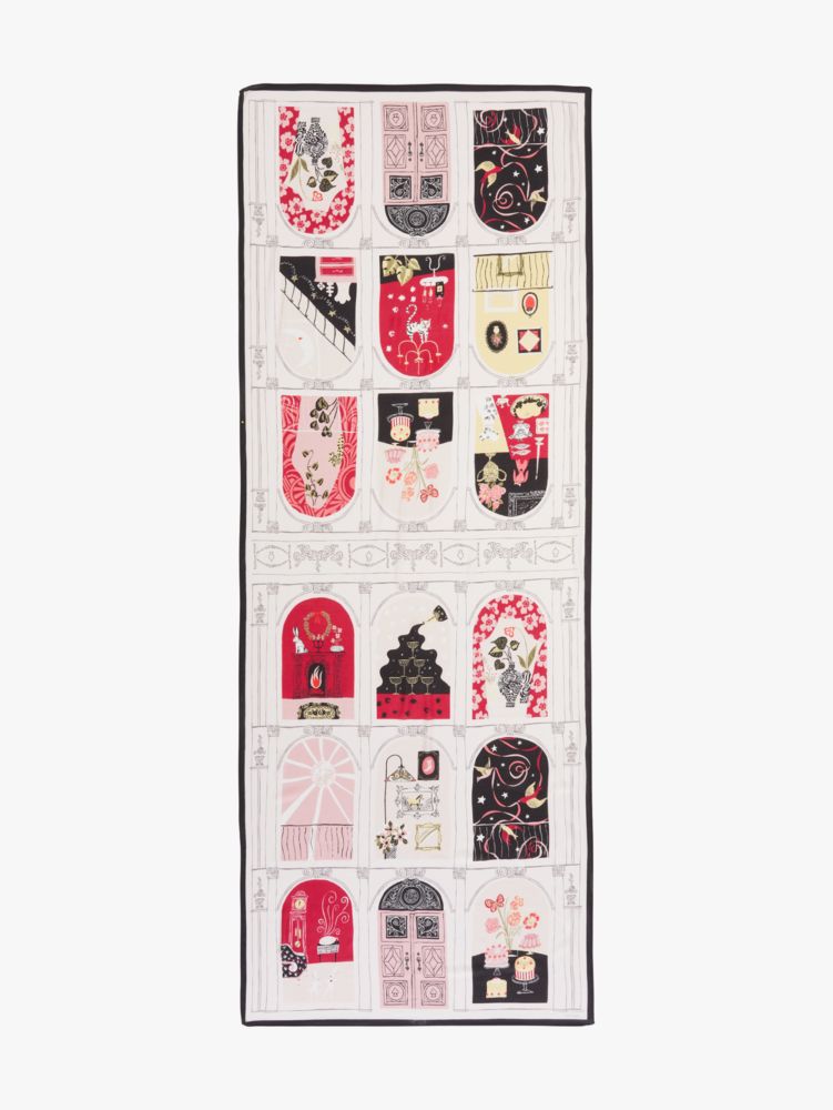 Kate Spade,Party Peeping Oblong Scarf,
