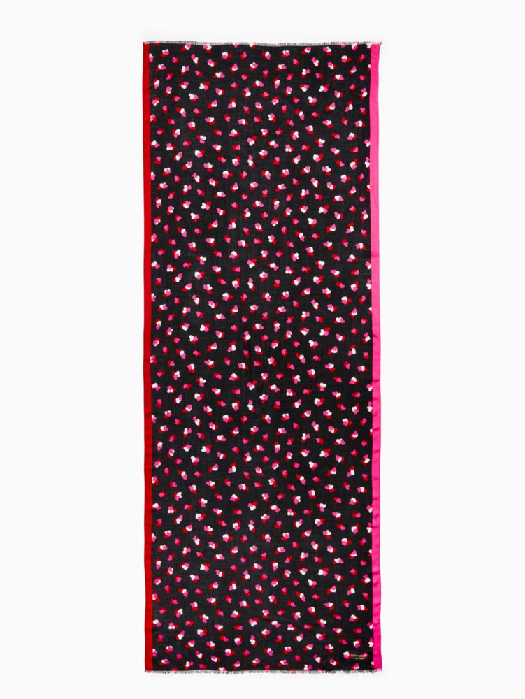 Dancing Love Hearts Oblong Scarf