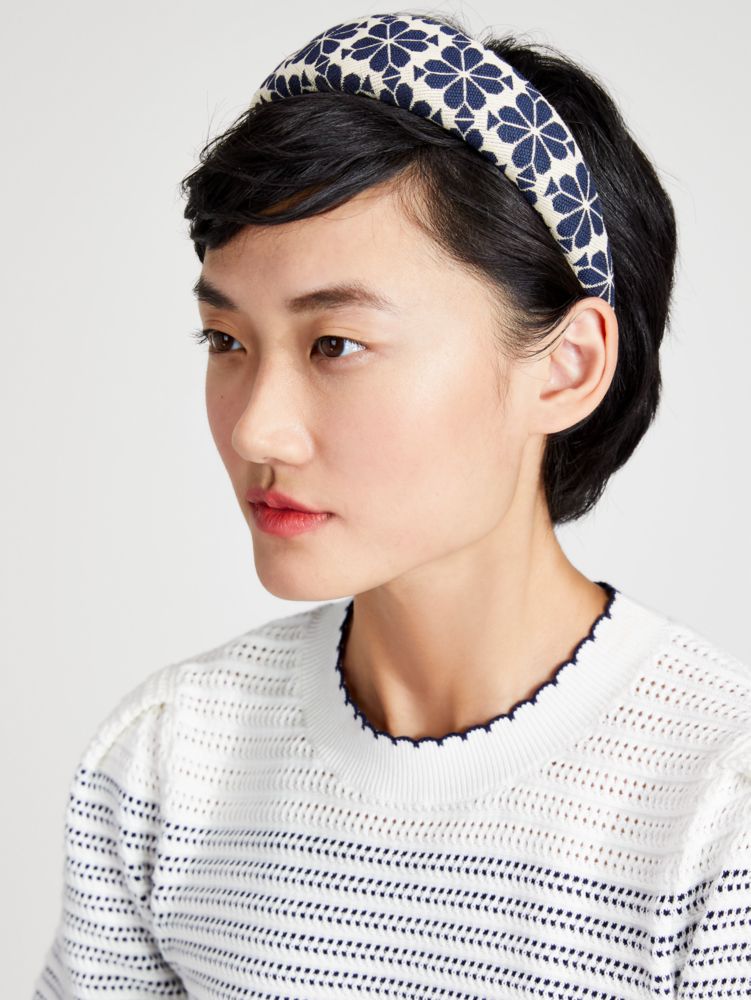 Spade Flower Printed Head, Blue Multi, Product