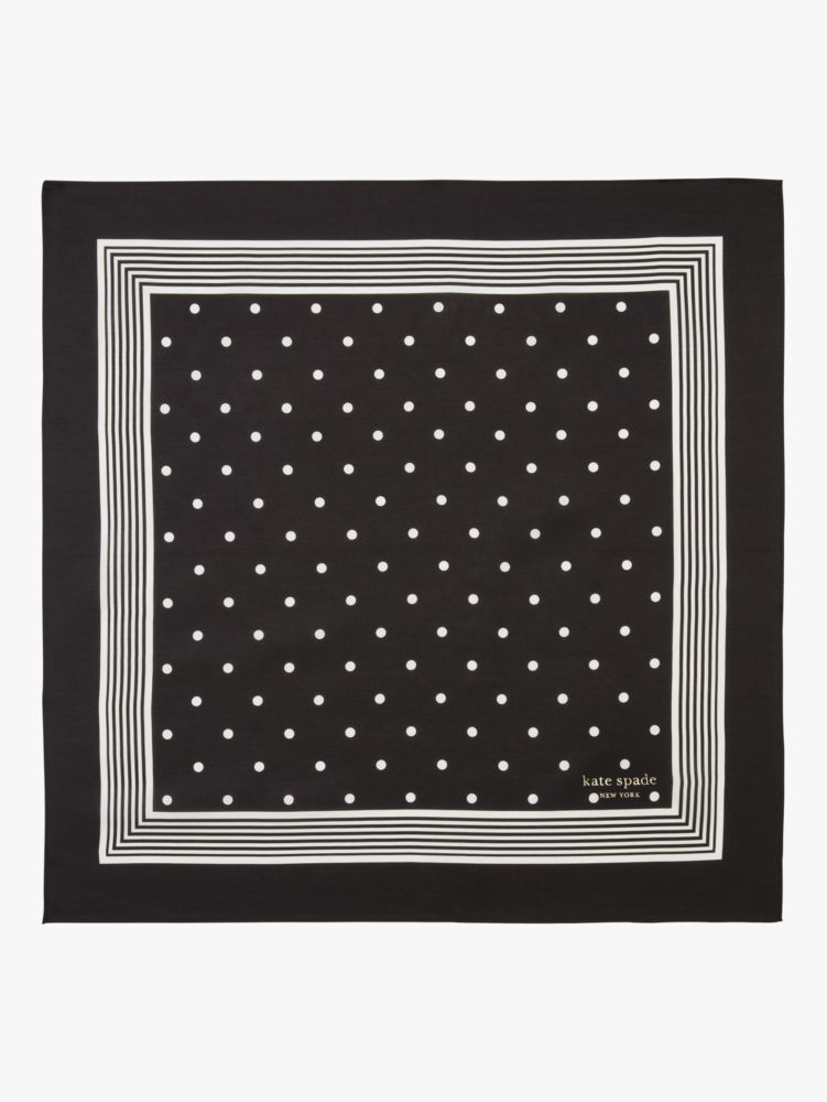 Dot Cotton Silk Bandana, , Product