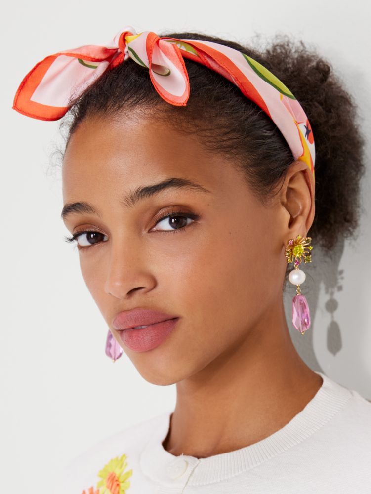 Fruit Salad Silk Bandana, , Product