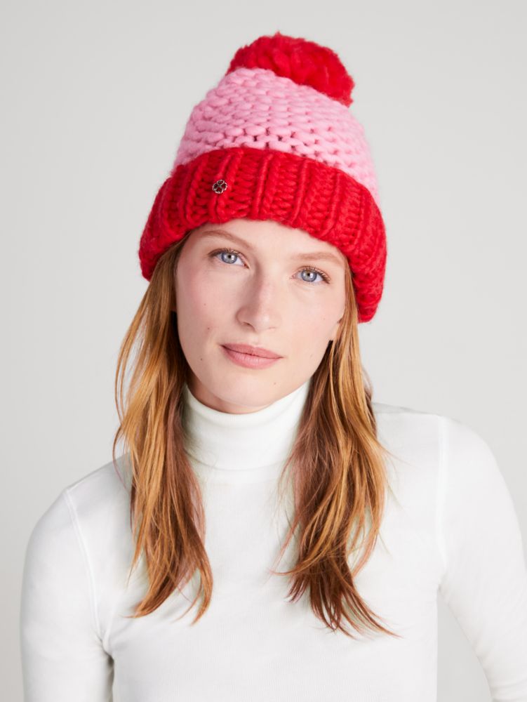 Kate Spade,Colorblock Beanie,