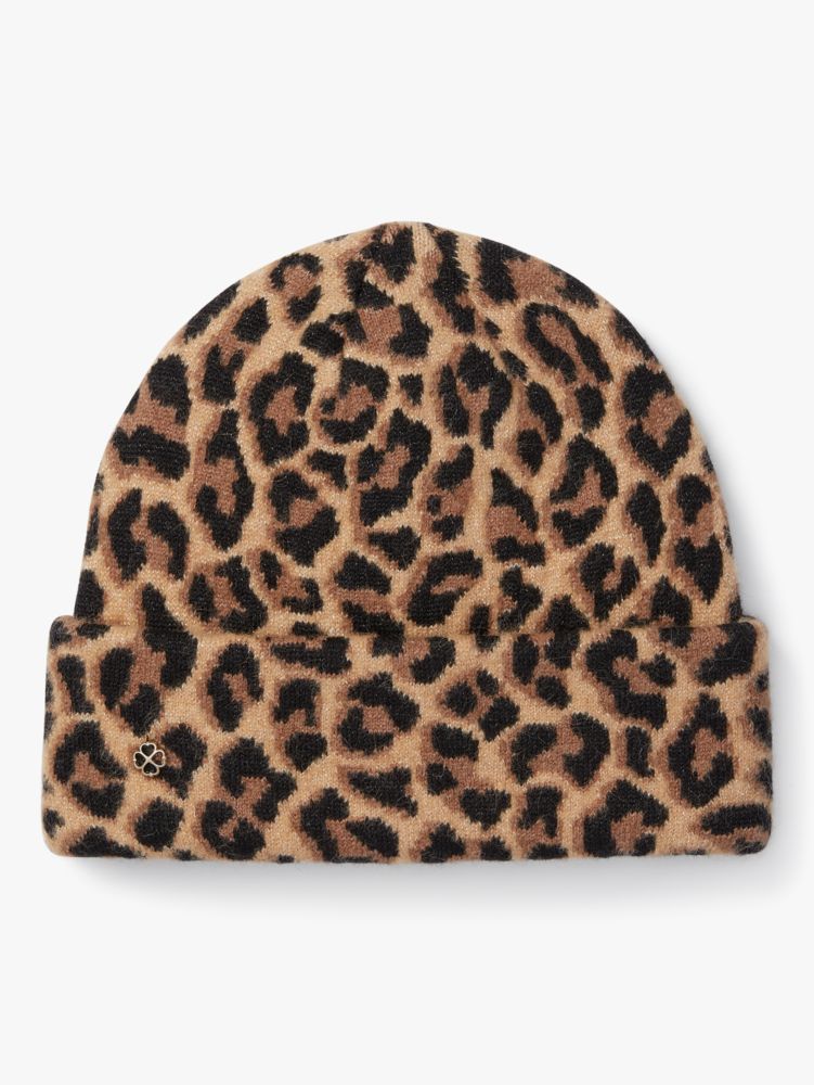 Leopard Print Beanie