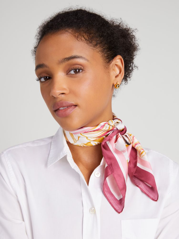 Kate spade silk on sale scarf