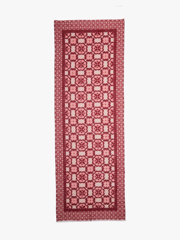 Arabesque Wool Oblong Scarf, , Product