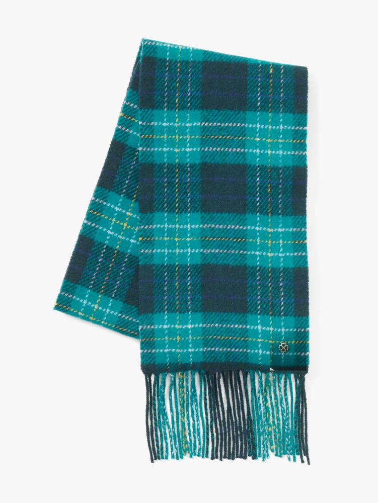 Kate Spade,Greenhouse Plaid Scarf,