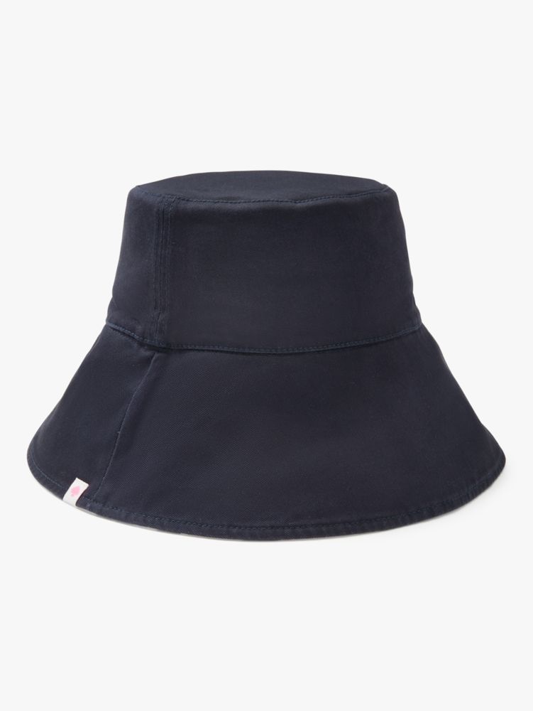 Breton Stripe Reversible Long Brim Bucket Hat | Kate Spade  display picture 3