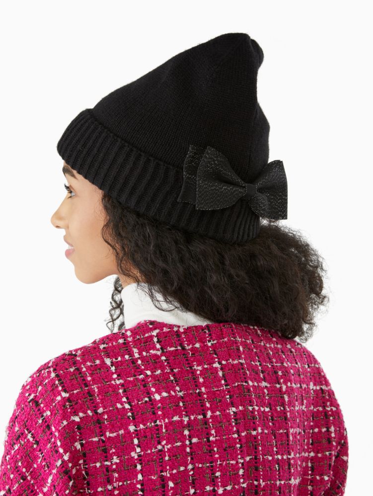Kate Spade,Grosgrain Bow Beanie,