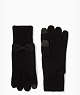 Kate Spade,Grosgrain Bow Gloves,50%,Black