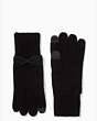 Kate Spade,Grosgrain Bow Gloves,50%,Black