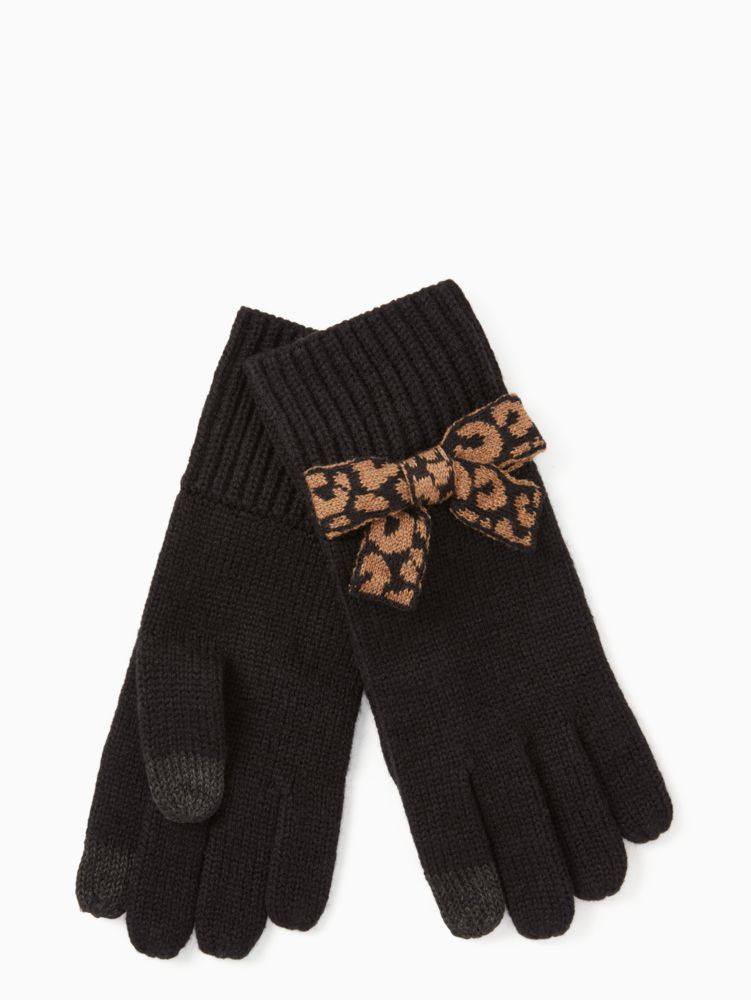 Kate Spade,Graphic Leopard Gloves,