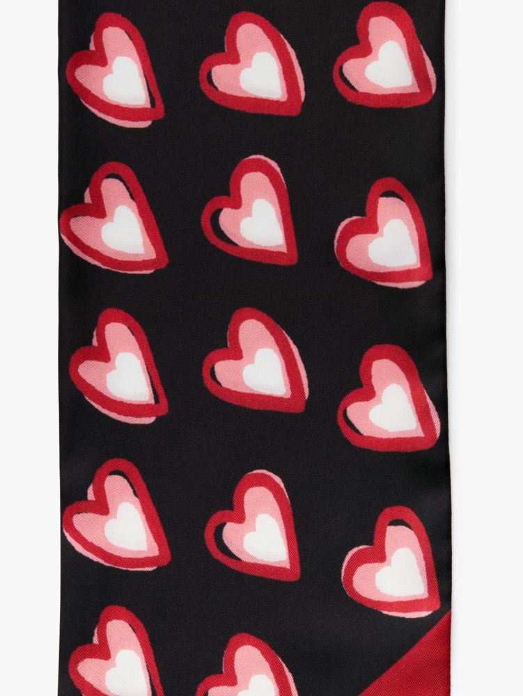 Kate Spade,Valentine's Day Silk Skinny Scarf,